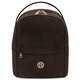 Volta Suede leather backpack Dark Brown