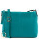 TL Bag Soft leather shoulder bag Turquoise