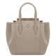 Tulipan Leather handbag Light Taupe