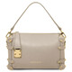 Praline Soft leather duffle bag Light Taupe
