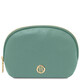 Vera Soft leather toiletry case Green