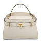 Maisy Leather tote Beige
