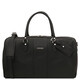 Lisbona Travel leather duffle bag - Large size Black