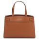 Musa Leather handbag Cognac