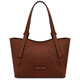 Libra Leather shoulder bag Brown
