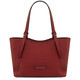 Libra Leather shoulder bag Red