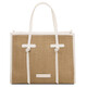 Frame Straw effect shoulder bag White