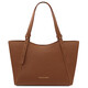 Libra Leather shoulder bag Cognac