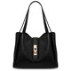 Soave Soft leather handbag Black
