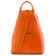 Shanghai Soft leather backpack Orange