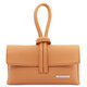TL Bag Leather clutch Apricot