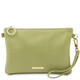TL Bag Soft leather clutch Lime Green