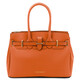 TL Bag Leather handbag Orange