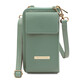 TL Bag Leather wallet/phone holder with strap Mint Green