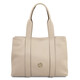 Callie Soft leather shoulder bag Beige