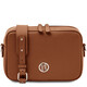 Cubetto Leather shoulder bag Cognac