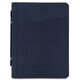Costantino Leather document case with handle Dark Blue