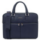 Treviso Leather laptop briefcase Dark Blue