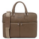 Treviso Leather laptop briefcase Dark Taupe