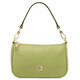 Parfait Leather clutch Lime Green