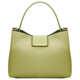 Clio Leather secchiello bag Lime Green