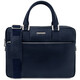 Ferrara Leather laptop briefcase Dark Blue