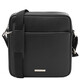 Luke Saffiano leather crossbody bag for men Black