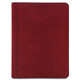 Augusto Leather document case with ring binder Red