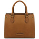 Dama Leather handbag Natural