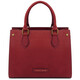 Dama Leather handbag Red
