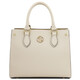 Croque Leather handbag Beige
