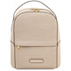 Dedalo Woven printed leather backpack Beige