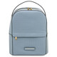 Dedalo Woven printed leather backpack Light Blue