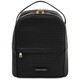 Dedalo Woven printed leather backpack Black