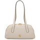 Eclaire Leather shoulder bag Beige