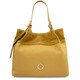 Diade Soft leather shopping bag Yellow