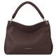 TL Bag Soft leather shoulder bag Chocolate