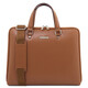 Verona Saffiano Leather Business Bag Cognac