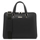Verona Saffiano Leather Business Bag Black
