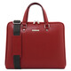 Verona Saffiano Leather Business Bag Red