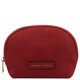 Vera Leather toiletry case Red