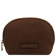 Vera Leather toiletry case Dark Brown