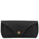 Leather glasses case Black