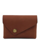 Leather coin purse Brown