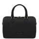 Barrique Leather duffle bag Black