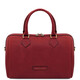 Barrique Leather duffle bag Red