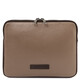 Soft leather tablet case Dark Taupe