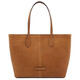 Essenza Leather shoulder bag Natural