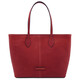 Essenza Leather shoulder bag Red