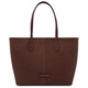 Essenza Leather shoulder bag Dark Brown